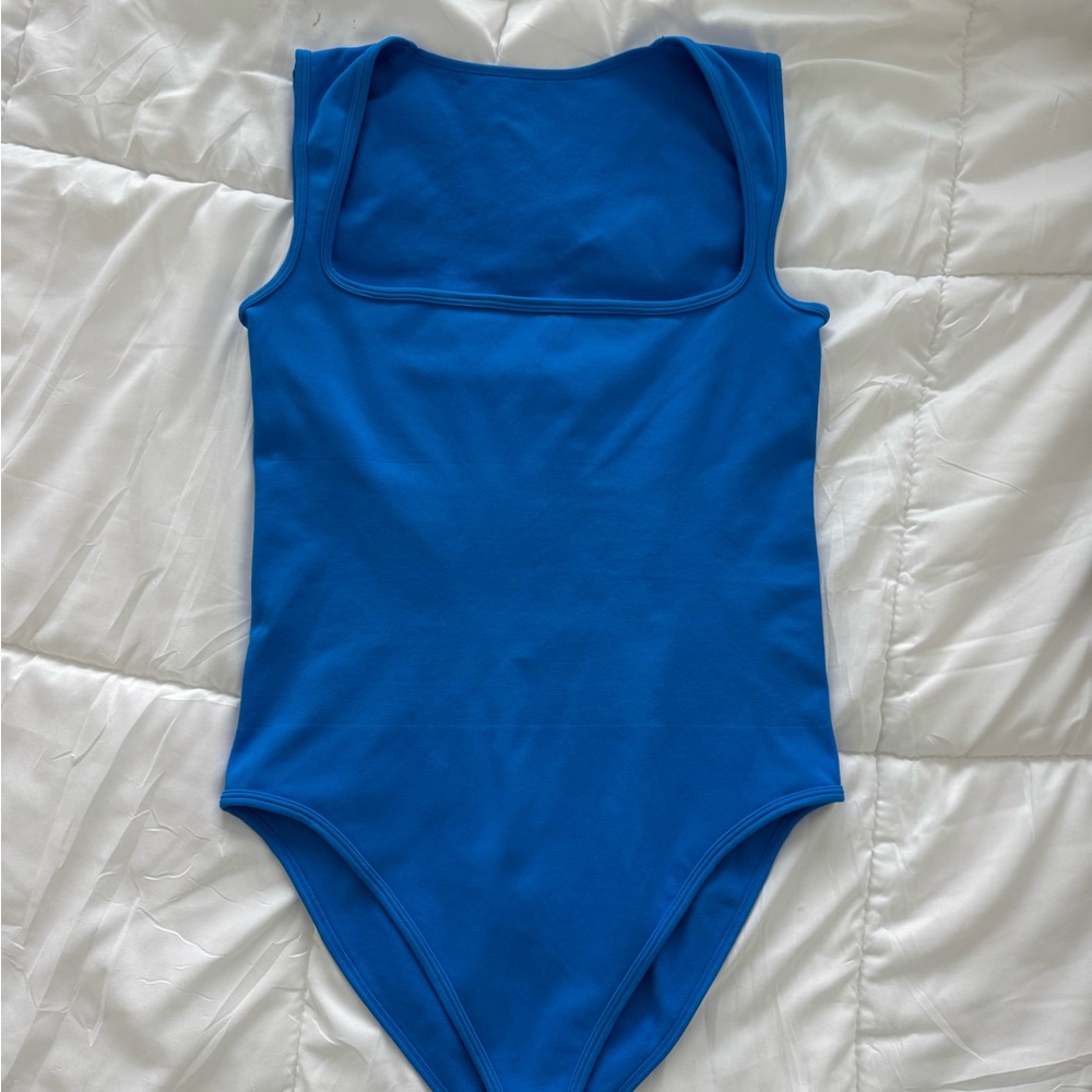 Amazon Bright Blue Sleeveless Bodysuit